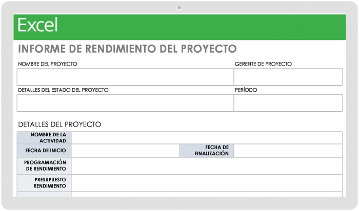 INFORME DE DESEMPEÑO DEL PROYECTO