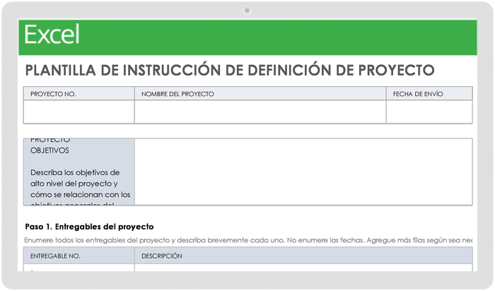 Declaración de definición del proyecto