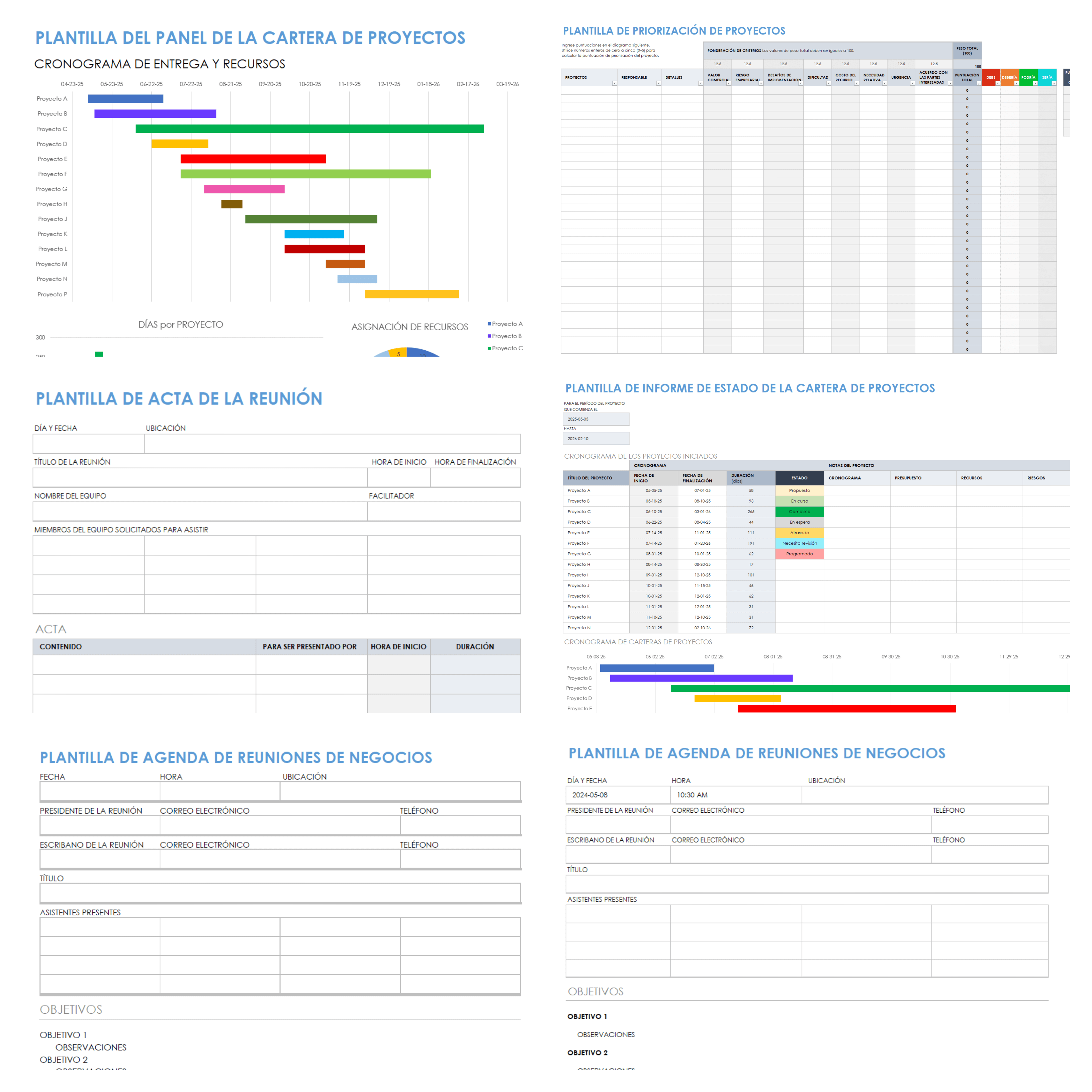 Kit de facilitación de la gestión de cartera de proyectos