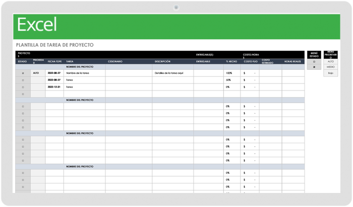 Project Task - ES